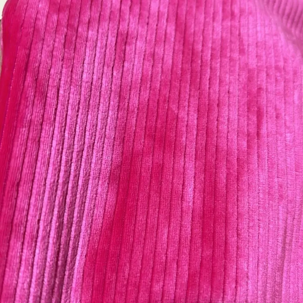 Issac Mizrahi 7/8 hot pink leggings elastic waist extremely soft bright NWT